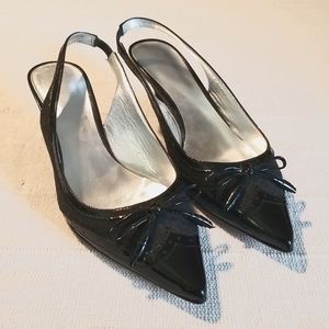Daniblack Sling Back Kitten Heels